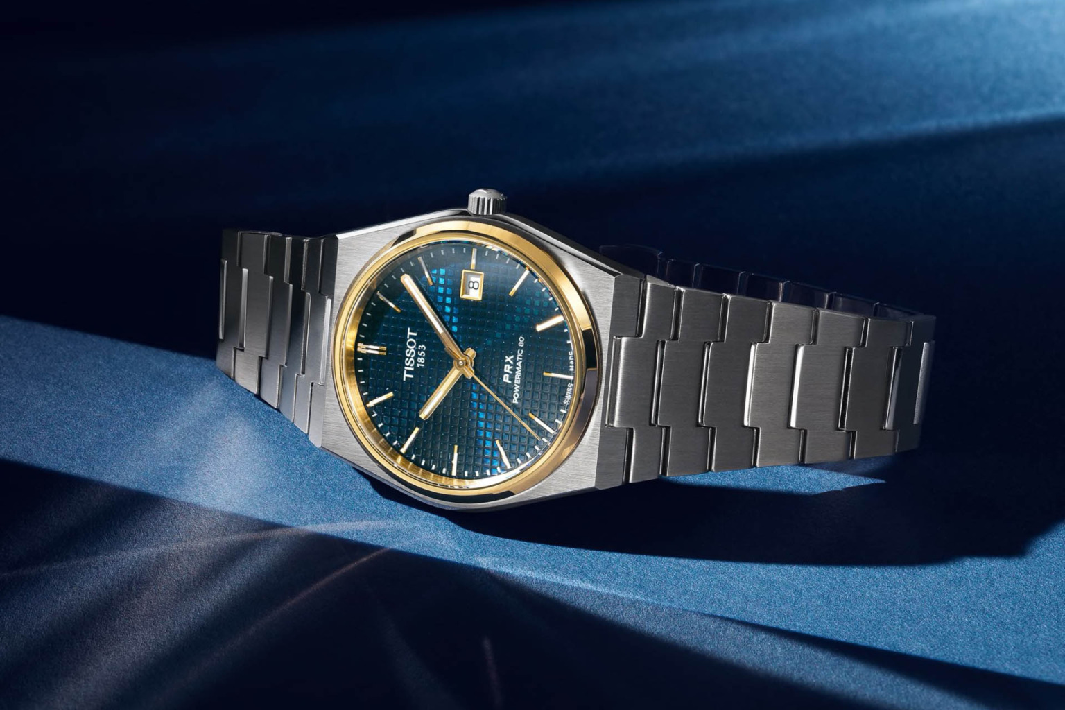 Le Tissot PRX Get the Bucherer BLUE Touch replique montre